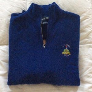 2013 US Open Cashmere Polo Sweater
